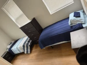 Blue Bed Living Space